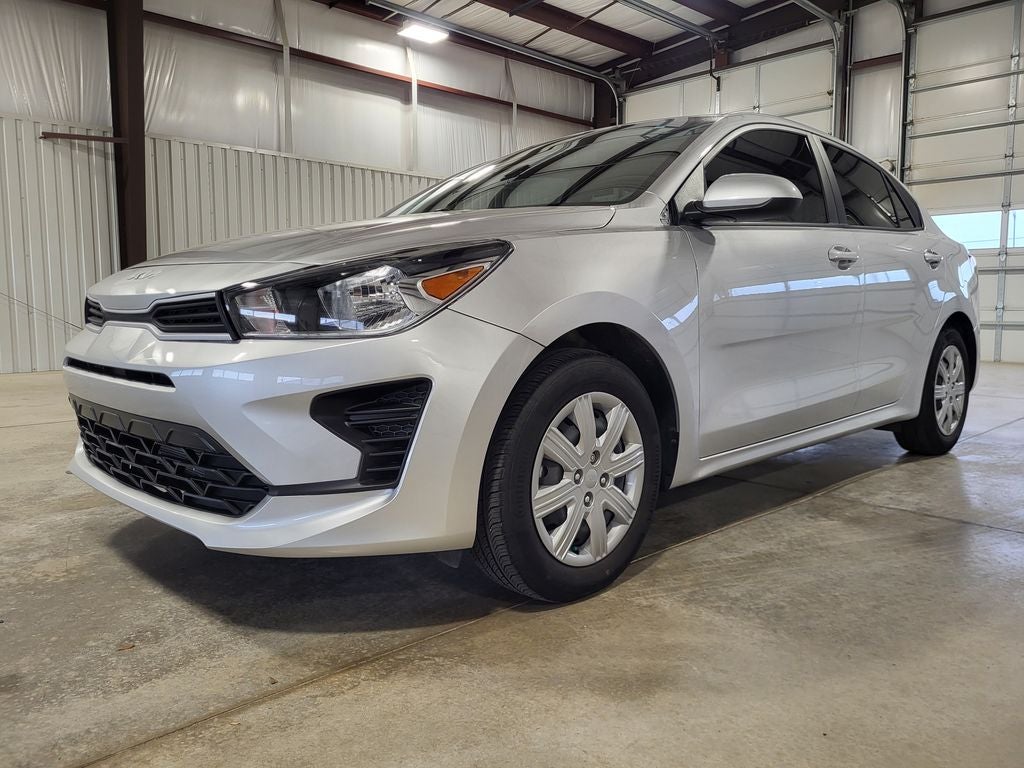 Used 2022 Kia Rio S with VIN 3KPA24AD1NE498098 for sale in El Reno, OK